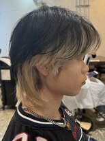 ノラ ヘアーサロン(NORA HAIR SALON)&nbsp;韓国センターパートウルフインナーカラー