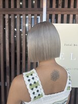 星華,デザインカラー,切りっぱなしボブ,ウェットヘアc27