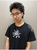 スパイキーショート スパイキーパーマ メンズサロン 短髪パーマ