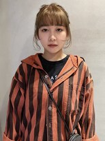 ペレ 梅田(PELE)&nbsp;前髪/アンブレラカラー/こなれミディ/イメチェン/ウェーブパーマ