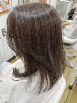 ジャストヘア ラポール 北久里浜店(just hair RAPPOR) 【佐々木美香子☆】レイヤー ハイライト 白髪ぼかし40代 50代