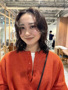 セーヌパス(CEINE PATH) ミディアムレイヤーのニュアンスパーマ/酸性パーマ/レイヤー