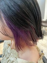 クララ カシハラ(CLALA Kashihara)&nbsp;イヤリングカラー/パープルカラー