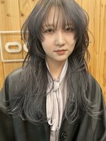 オアシス(oasis)&nbsp;【oasisオグラ】マッシュウルフハイレイヤーロンググレージュ