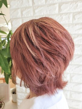 松本平太郎美容室 吉祥寺パートファイブ(PART5) ショートウルフ×イノアカラー×ハイライト