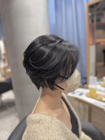 リーオオサカ(Lee Osaka) 【Lee大阪店】ショート×ブリーチなし透明感♪暗色カラー/新出