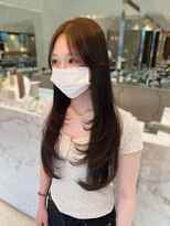 コードセブンス(Chord seventh)&nbsp;ベージュ × 顔周りレイヤー