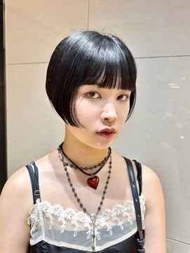 ピークアブー ワン(PEEK-A-BOO ONE) ショートボブ#黒髪ボブ#ボックスボブ