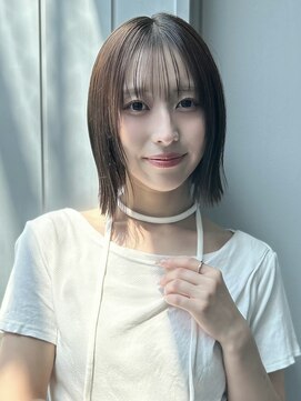 ウィクシー(wixy) 切りっぱなしボブ/シースルーバング/ぱっつん前髪