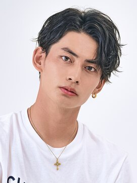 メンズヘアセンス 渋谷(MEN'S HAIR SENSE) 刈り上げセンターパート/波巻きツイストスパイラル/メンズパーマ