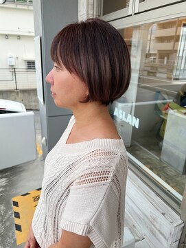 アスラン(ASLAN) 【aslan】ショートボブ/カームベージュ/沖縄秋カラー