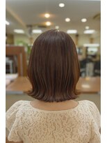 ビーワンヘアー 藤井寺 土師ノ里(B1hair) 切りっぱなしボブ