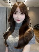 レイヤーカット/韓国ヘア/顔まわりカット/銀座