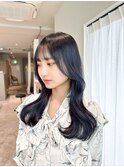韓国ヘア/レイヤーカット/ミディアムレイヤー