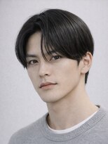 ハレ ヘアサロン(Hale hair salon)&nbsp;Hale刈り上げセンターパートフェザーパーマニュアンスパーマ原宿