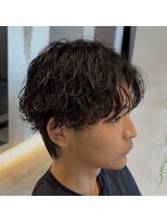 クレヨン ケース(Crayon case)&nbsp;無造作×束感 センターパート　シースルーマッシュ