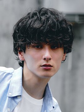 フィフス 大分(fifth) 大分シャドウパーマメンズカットラウンドマッシュツーブロック