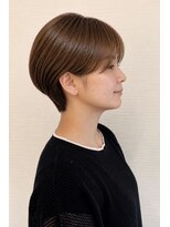 ボンド(hair salon bonD) 骨格矯正コンパクトショート×白髪ぼかしハイライト