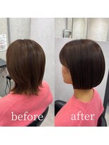ヘアサロン ドットプラス 町田店(dot. plus)&nbsp;【中島日菜】顎ラインボブ/ミニボブ/コンパクトボブ/町田/町田駅