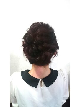 アフェクション(AFFECTION) 編みこみアップスタイル