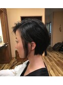 直毛を活かしたカッコいいスタイル☆