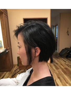 ピッカヘアーデザイン(PICKA hair-design) 直毛を活かしたカッコいいスタイル☆