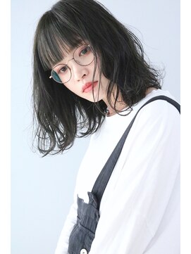 オーイット(ooit) ＊暗髪オリーブカラー×リラックスウェーブヘア＊