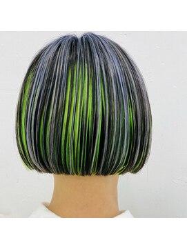 クク(QUQU) コントラストカラーボブ