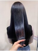 【W_SALON 河原町】ブルーブラック/艶髪/髪質改善