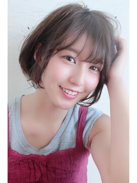 フレイムスヘアーアンドリラックス 西川口店 似合わせカットツートンカラーくびれヘアアースカラー