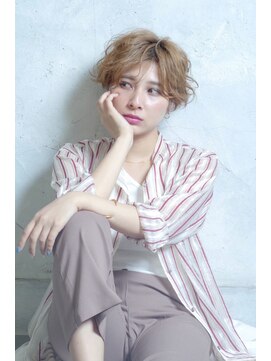 クシュ 所沢西口プロぺ通り(kusyu... ) カール×セミディ×シアーカラー×姫カット×ダークアッシュ