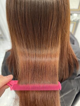 エスカーラ 表参道(THE ESCALA) @m_ayu/オレンジブラウンカラー/艶髪/タビラマユミ