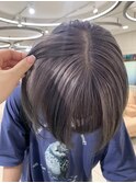 ホワイトシルバー♪ ケアブリーチ×Aujuaトリートメント
