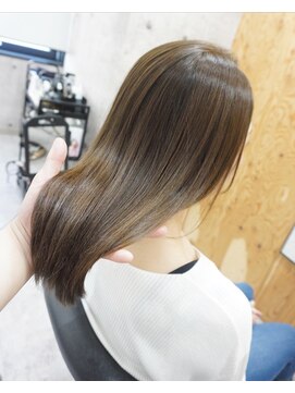 ヘアテリア リュウ 大塚(hair teria ryu) 髪質改善縮毛矯正/クールブラウン/艶髪