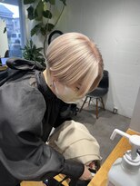 シェル 吉祥寺(shell)&nbsp;グレージュカラー/ボブウルフ/黒髪/ココアベージュ