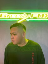 グリーディーフォックス 三軒茶屋(GreedyFOX)&nbsp;波巻き/マッシュパーマ/ウルフ/ハイライト<理容室>三軒茶屋