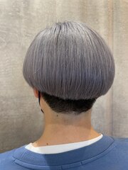 【ルクールヘアー齋藤拓郎】メンズショートシルバーアッシュ♪