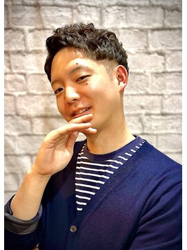 グレイスフルバーバー 赤坂見附店 デザインショートパーマ【赤坂】【赤坂見附】【理容室】【床屋】