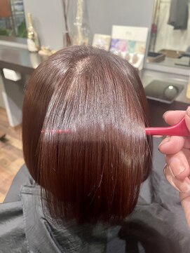 エイティサード(8ty3rd) アルテマ髪質改善ストレート×ピンクブラウン/ベビーピンク/10代