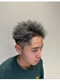 シルバーリバースアップバング