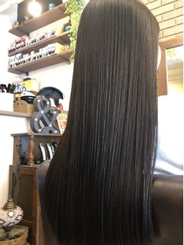 ハローズ(HELLOWS)の写真/【JR尼崎】豊富な種類のTRが自慢！髪質改善TRで、今まで諦めていた方もうる艶髪に◎憧れの美髪を叶えます♪