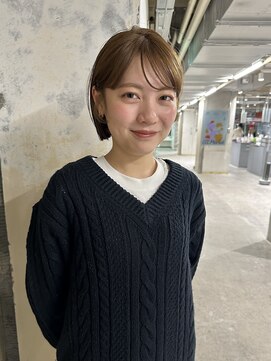 リム(LIM) ガーリーなミニボブスタイル