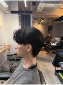 大宮/カット/センターパート/刈り上げなし
