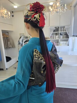 アジュール 倉敷店(Azule) Azuｌe/成人式セット/前髪カット