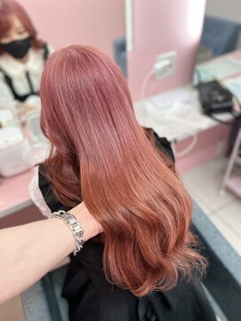 シーズン 大阪(SEASON) 【ヘアカラー】ピンクベージュ/レイヤーカット/大阪梅田駅