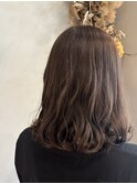 透明感アッシュベージュ