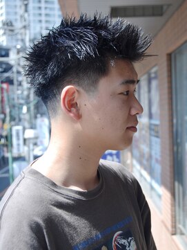 ボコカ(bococa) [kantamal]メンズスパイキーショートテーパーフェード