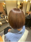 くびれヘア/アプリコットオレンジ/夏のヘアアレンジ/武蔵小杉