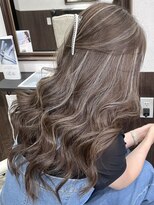 ベルヘアーデザイン 堺東(Belle hair Design)&nbsp;ハイライトレイヤーカット韓国風イルミナカラー堺東20代30代40代