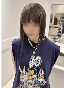 バサ 江古田店(BASSA) 【Runa】ぷつっとカット/グレーカラー